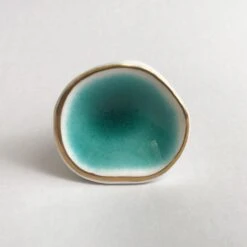 Sea Glass Knob - Turquoise(Sea Glass Turquoise Blue Cabinet Knobs And Pulls)