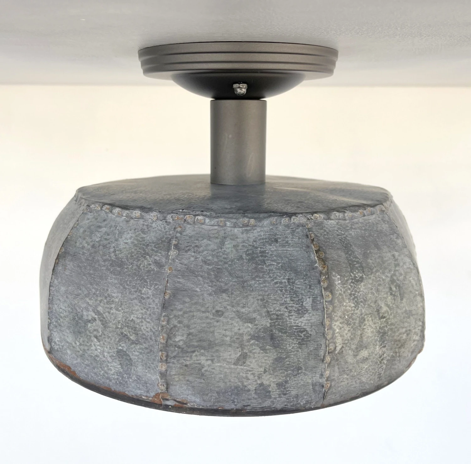 Rustic Metal Farmhouse Ceiling Light - Eight Sided 8 Rustic Metal Farmhouse Ceiling Light - Eight Sided - Image 6