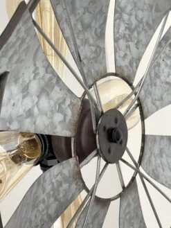 Galvanized Windmill Farmhouse Wall Sconce Light -The Lamp Goods smallerwindmillceilinglightheavyflushmountfarmhouse 3 f7035779 7499 4a6d aee2 03b9329eee8f