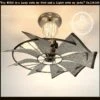 Farmhouse Galvanized Windmill Ceiling Light 16" 2 Farmhouse Galvanized Windmill Ceiling Light 16" -The Lamp Goods smallerwindmillceilinglightheavyflushmountfarmhousemodern.galvanized