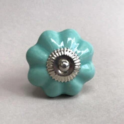 Marigold Knob - Teal(Copy Of Marigold Knob 1)