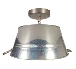 Galvanized Laundry Wash Tub Ceiling Light -The Lamp Goods tublightceilingfarmhousegalvanizedmetallightingfixturelaundryroomrusticsilver 3 800x.progressive 7058693c 1804 485d 98dd 3a6f161ae049