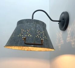 Weathered Farmhouse Star Wall Sconce -The Lamp Goods weatheredwallsconceSTAR 3