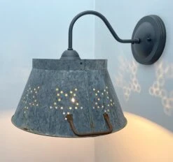 Weathered Farmhouse Star Wall Sconce -The Lamp Goods weatheredwallsconceSTAR 6
