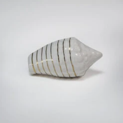 White And Gold Conch Knob(Seashell Conch Knob)