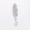 Boho Feather Hook - White(Boho Feather Hook White) -The Lamp Goods whitefeather4